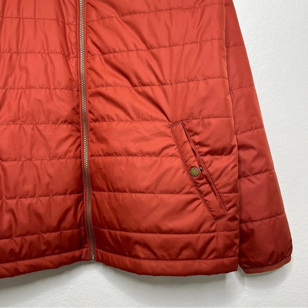 L.L. Bean Orange Mountain Classic Water Repellent Puffer Jacket Color-Block L - Picture 4 of 7